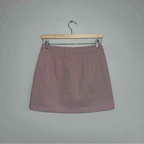 Pinkyotto Mini Skirt Women's Size Small Pink Dusty‎ Rose High-Waisted New York - Picture 4 of 6